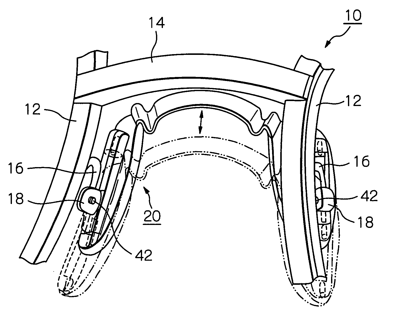 Nose pad assembly for an eyeglass frame