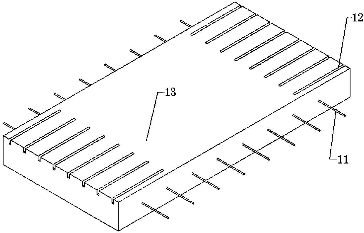 Fully-prefabricated floor and composite floor composite structure and manufacturing and assembly method