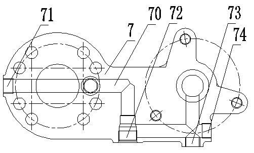 Buffer device of hydraulic oil cylinder