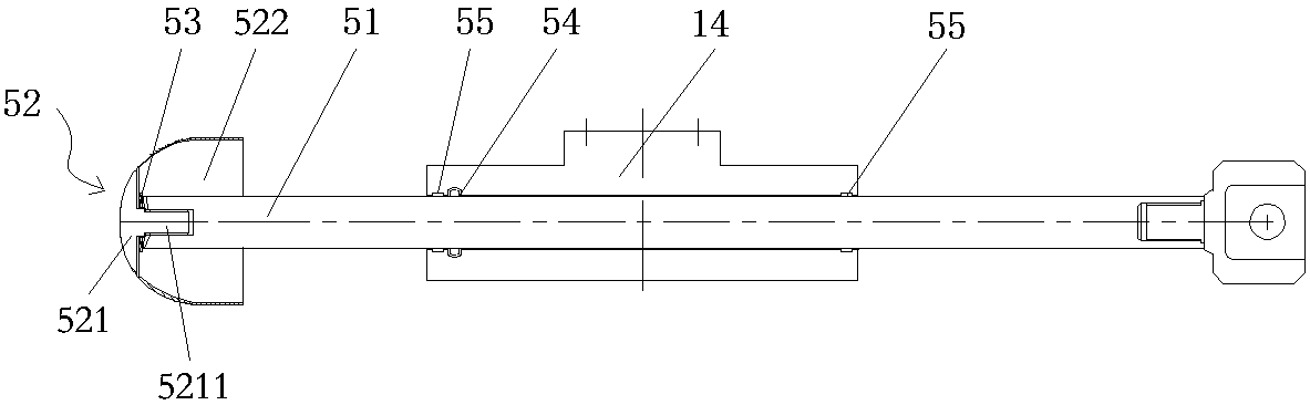 High-voltage switch and resistor static contact thereof