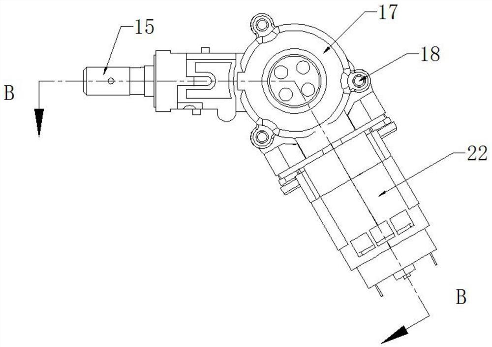 Reciprocating motion structure of non-eccentric mechanism