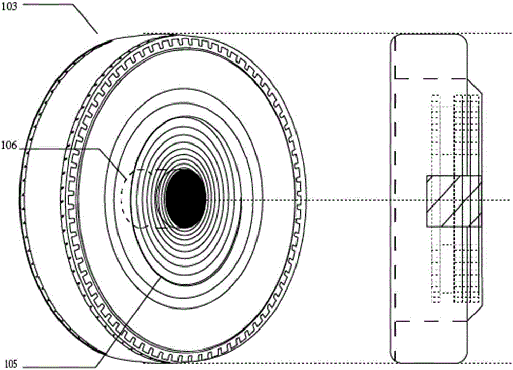 Wireless energy supply system based on wheels in traveling process of electric automobile