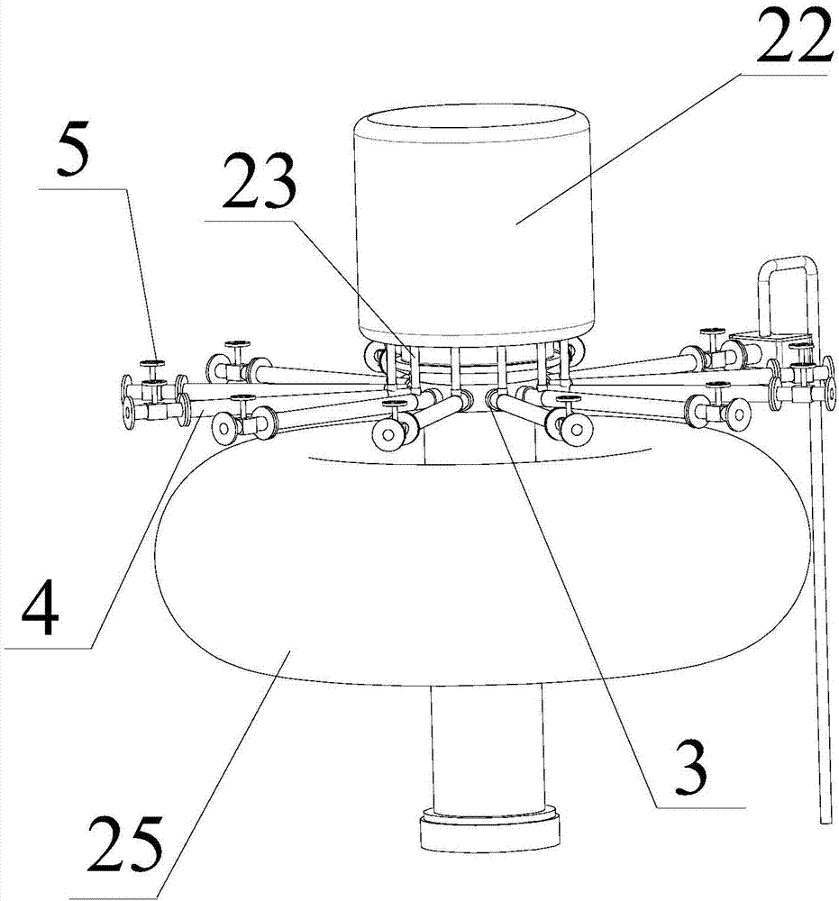 Worm filter device with external filters