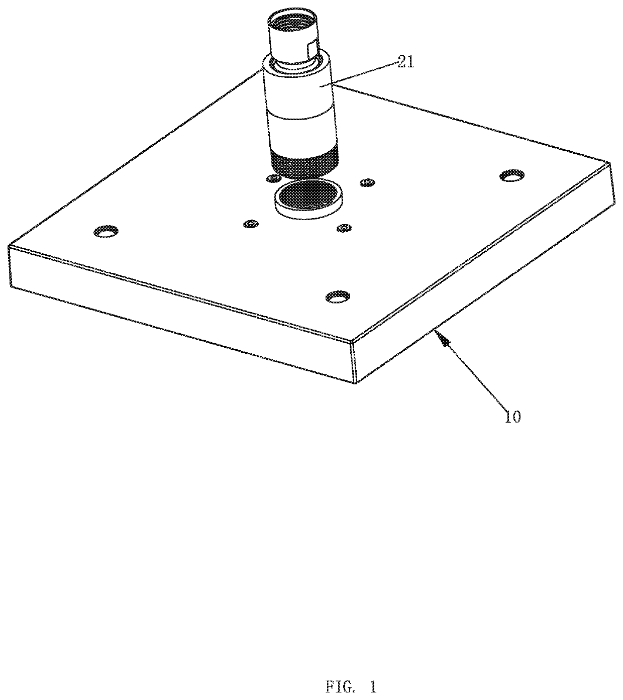 Self-power-generating water outflow device with a light