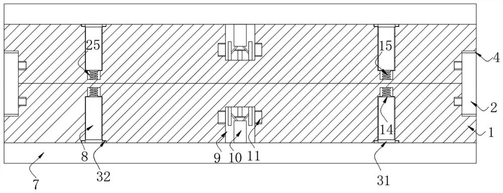 Component type timber structure building energy absorption and shock absorption structure