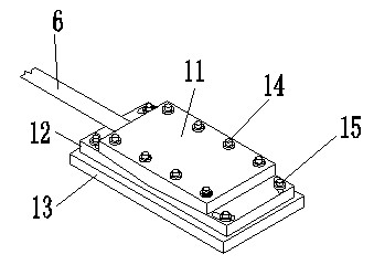 Tensional anchoring system for secondary clamping of prestressed sheets