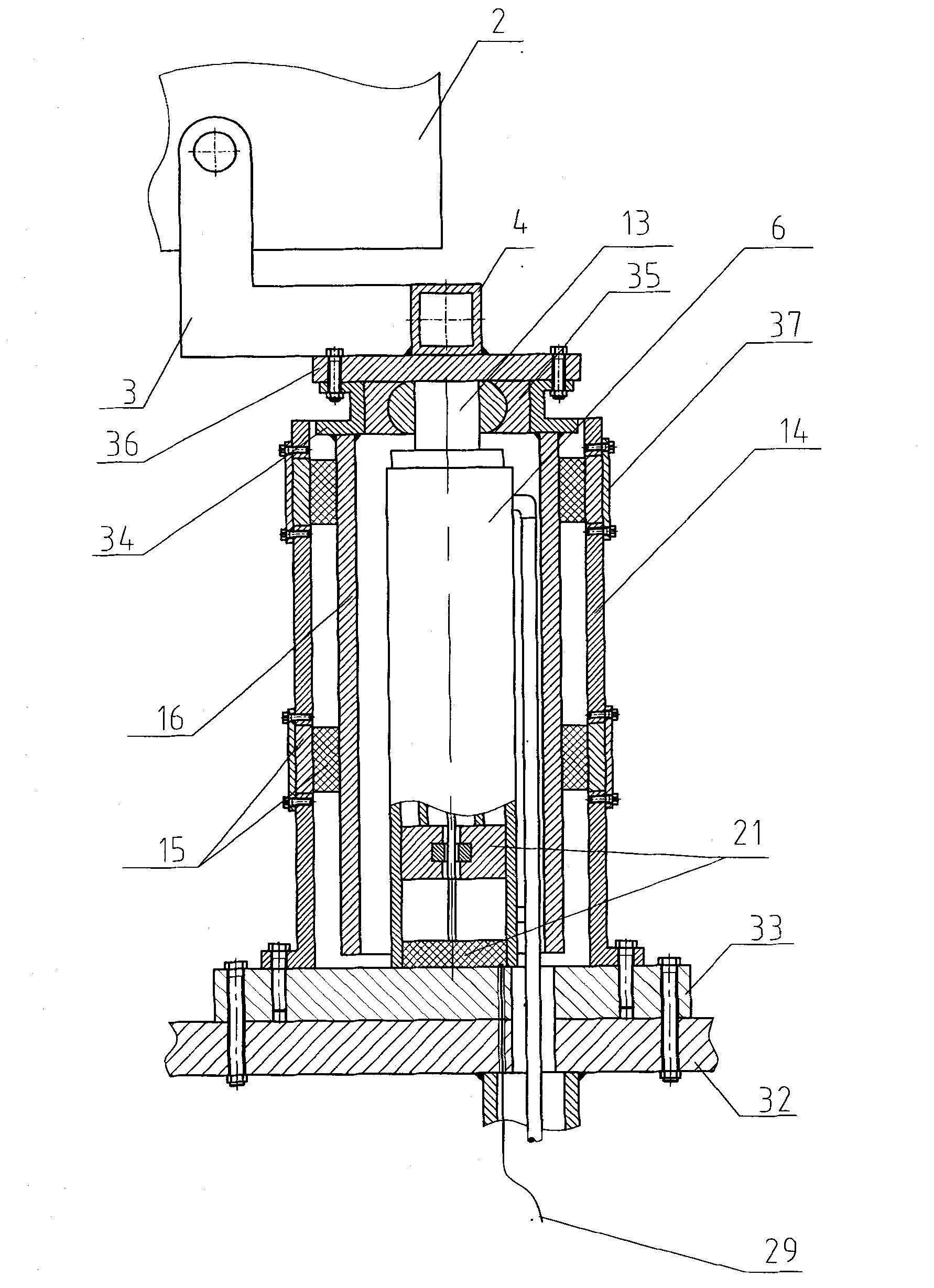 Cutting device with small-range diameter-variable function of soft rock shield machine