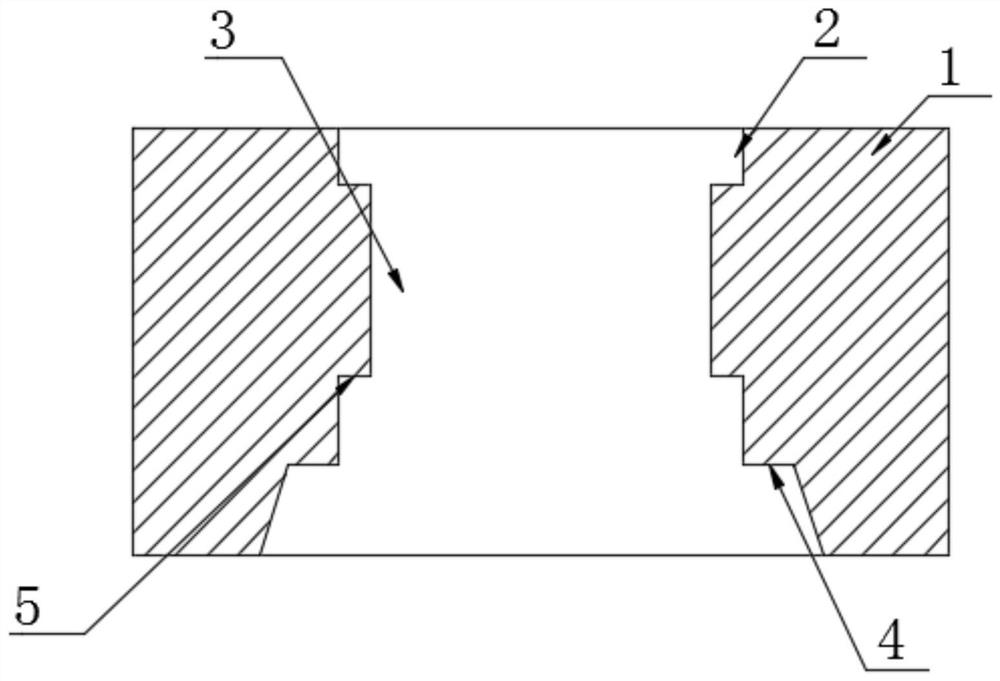 Hot melt glue overflow prevention structure of mobile terminal