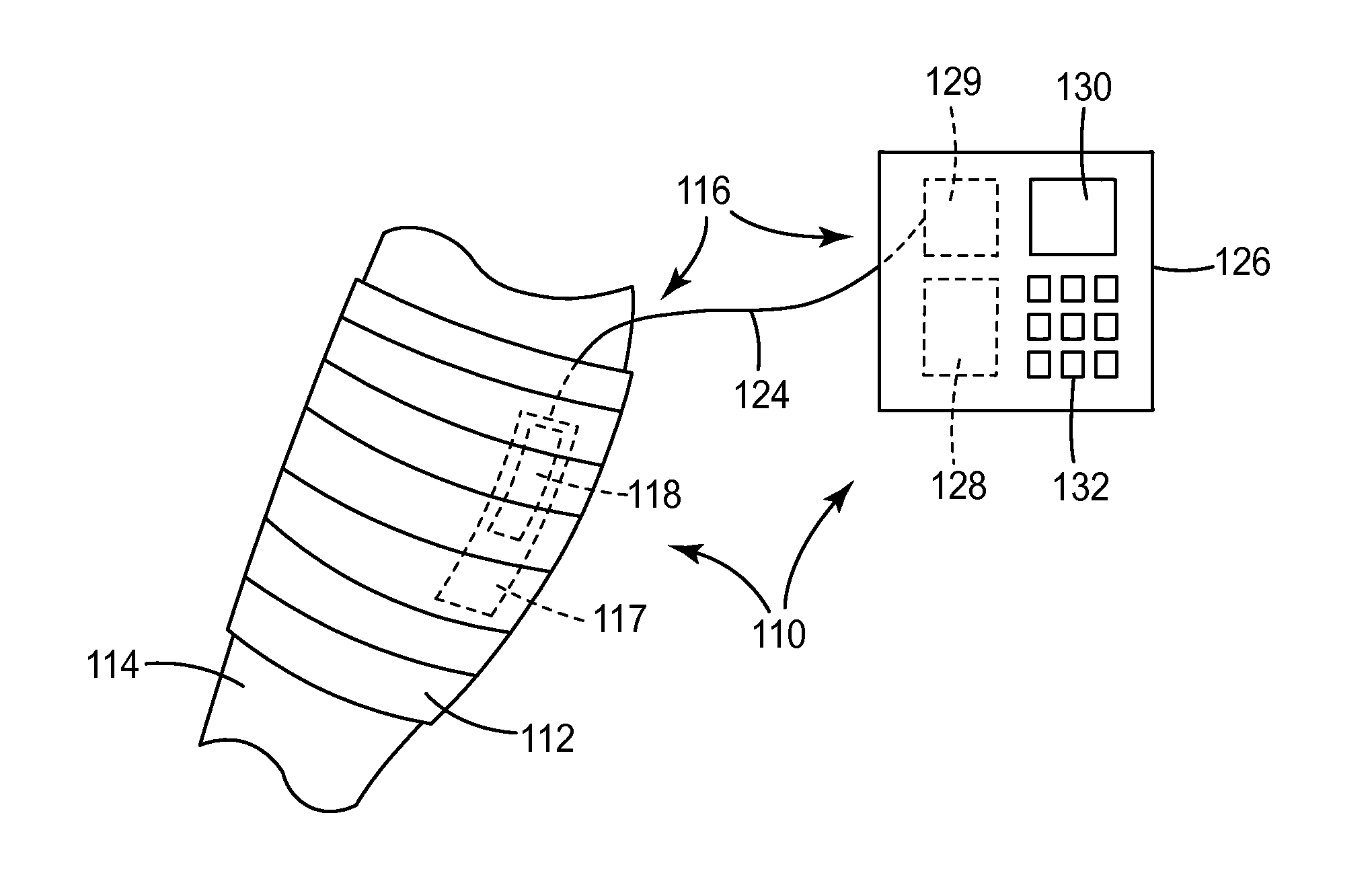 Monitoring system for determining the efficacy of a compression device