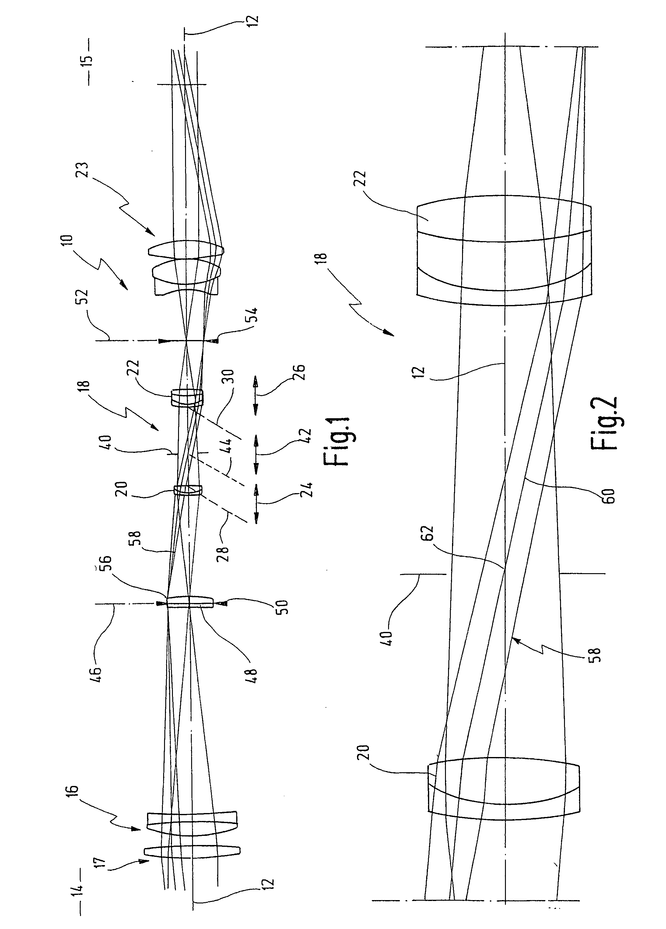 Telescope with variable magnification