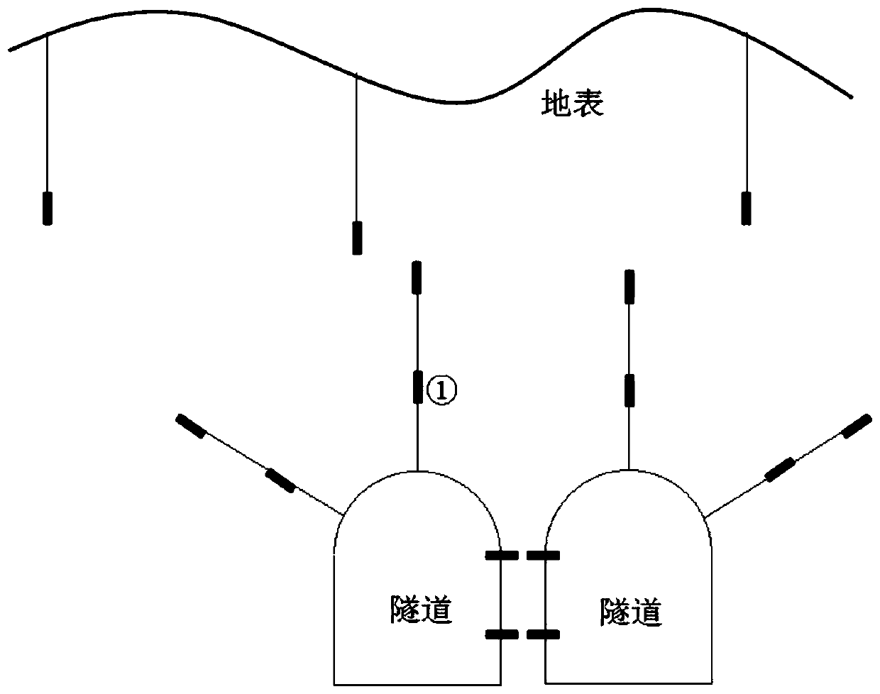 A microseismic monitoring system and monitoring method for tunnel construction