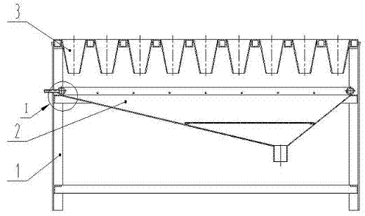 Stacked blood collection device for pigeon or chicken poultry slaughtering process