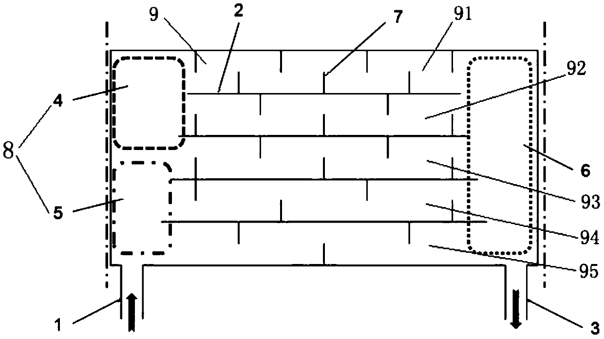 A water-cooled heat dissipation structure for a drive motor and a motor controller