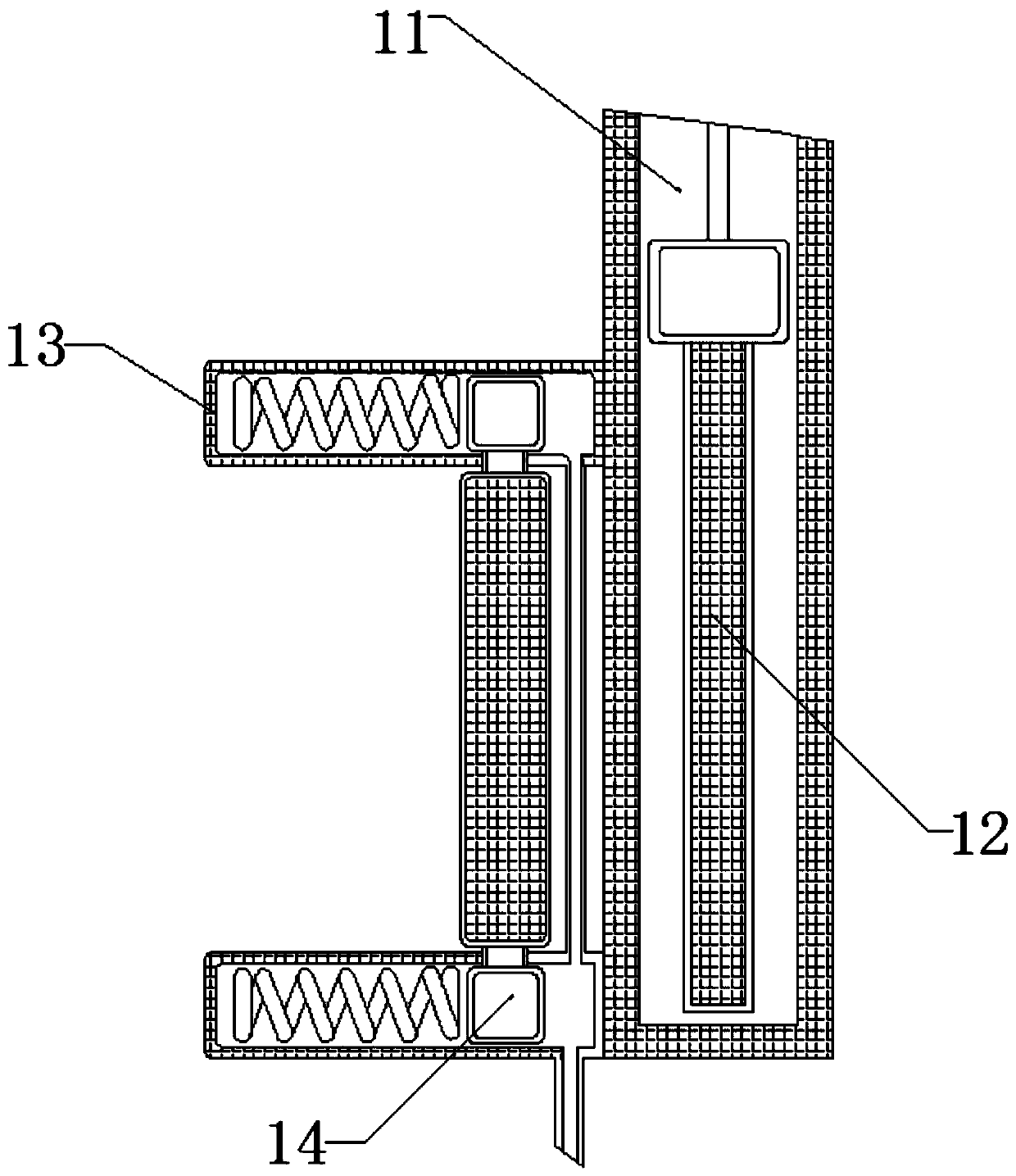 Device facilitating rapid heat dissipation and rapid water stain cleaning of computer