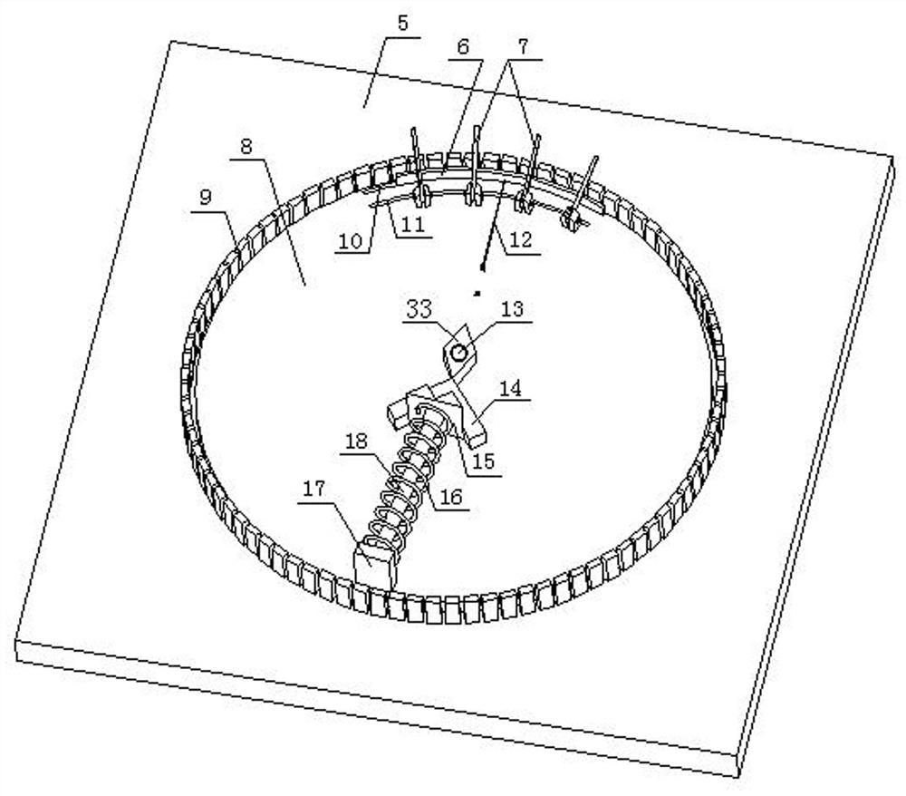 A preparation device for laser machining of bionic micro-textured turning tools