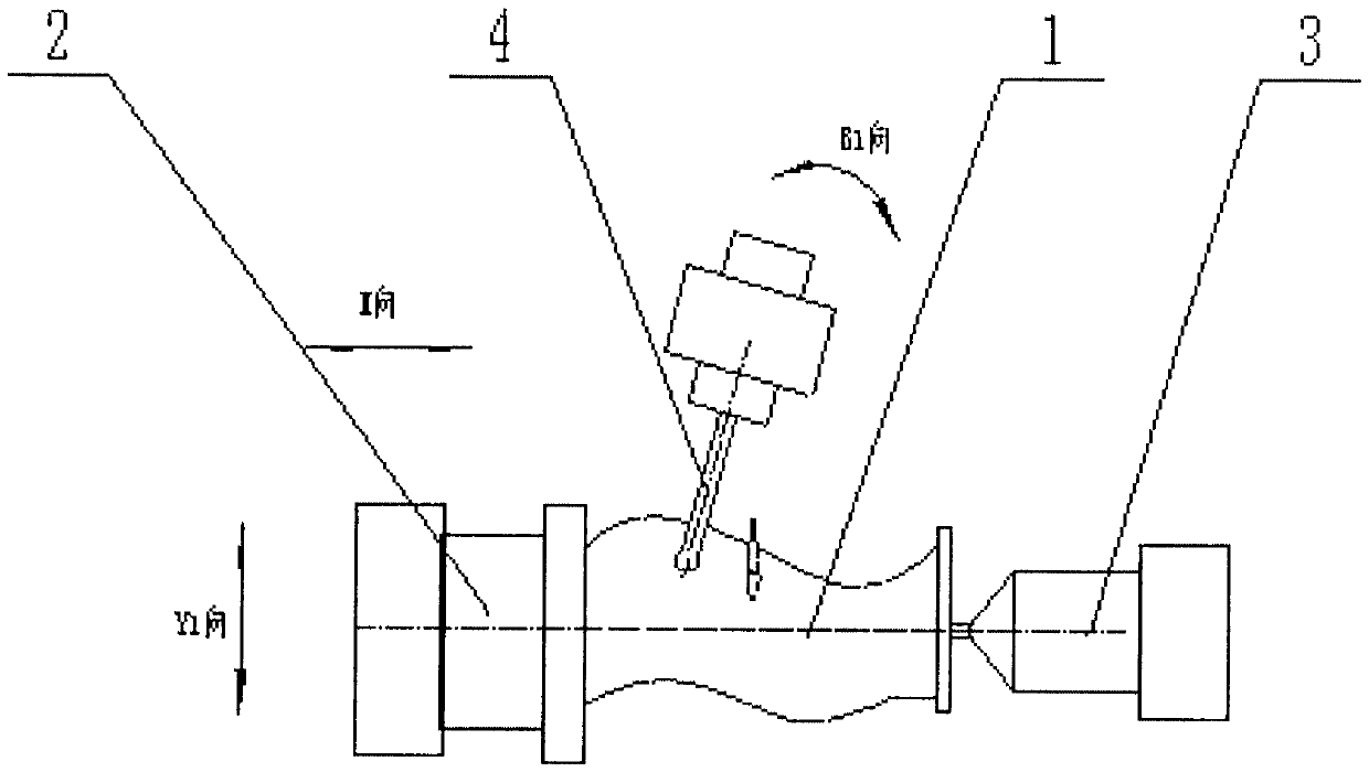 CNC milling-grinding-polishing composite processing machine tool and method for blades