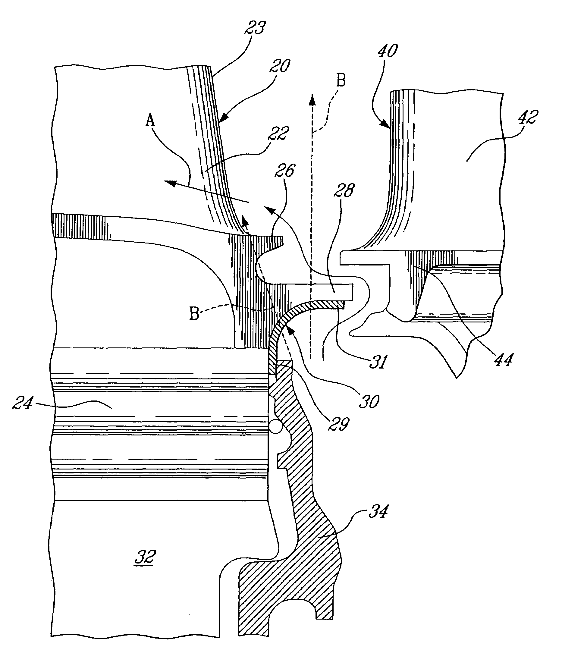 Blades for a gas turbine engine with integrated sealing plate and method