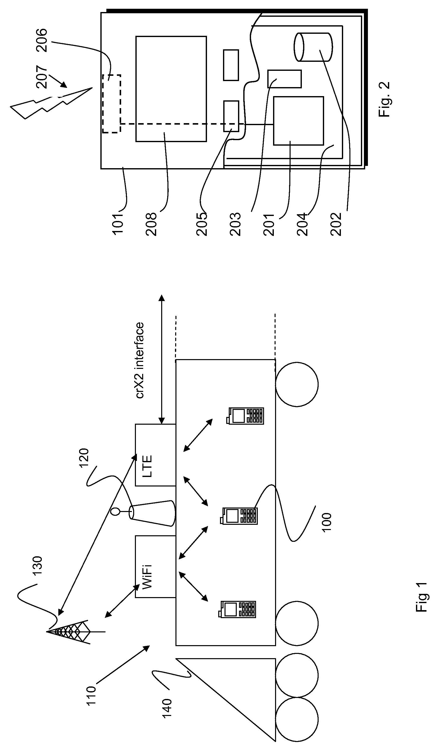 Gateway functionality for mobile relay system