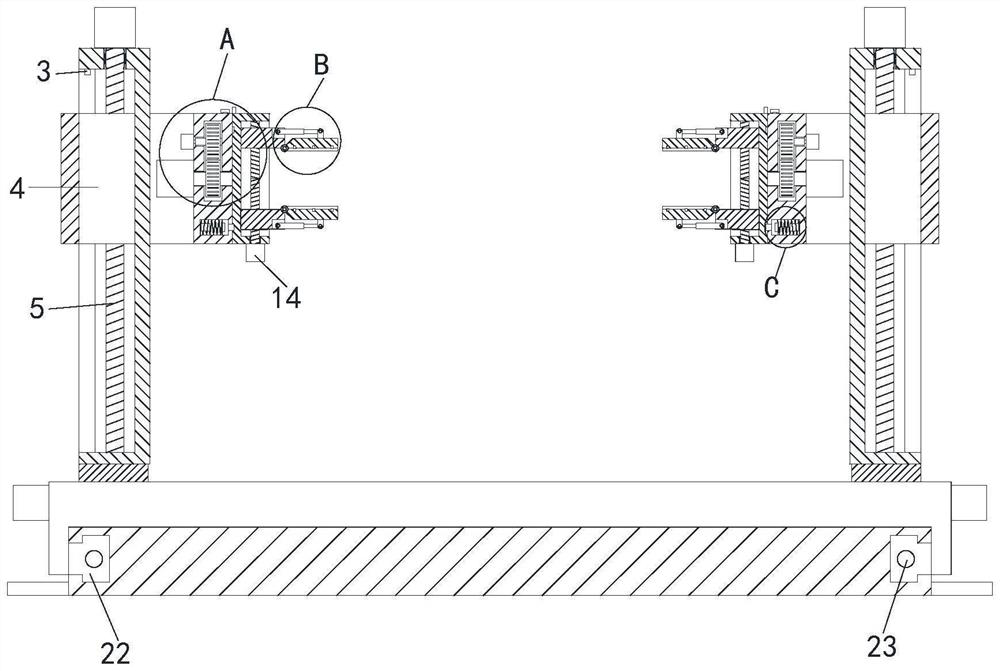 Double-manipulator carrying device of automatic welding machine