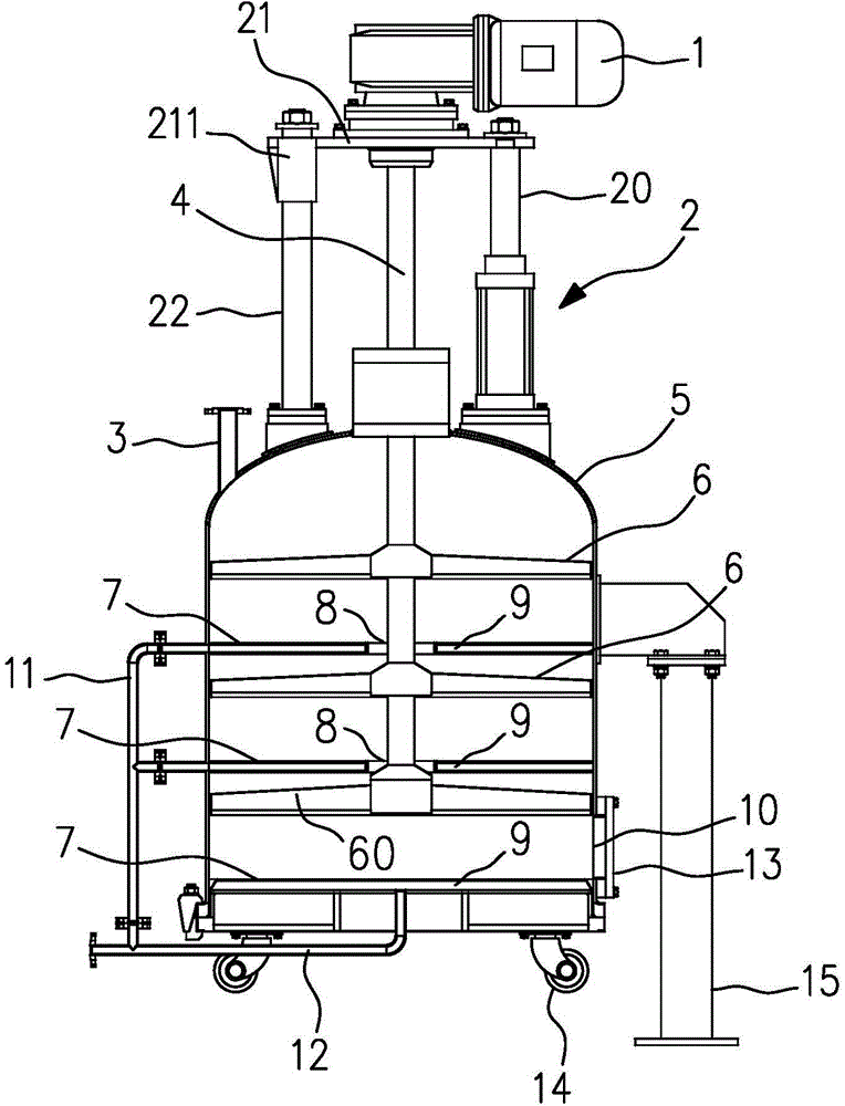 Layer-stepping type multi-filter disc filter machine