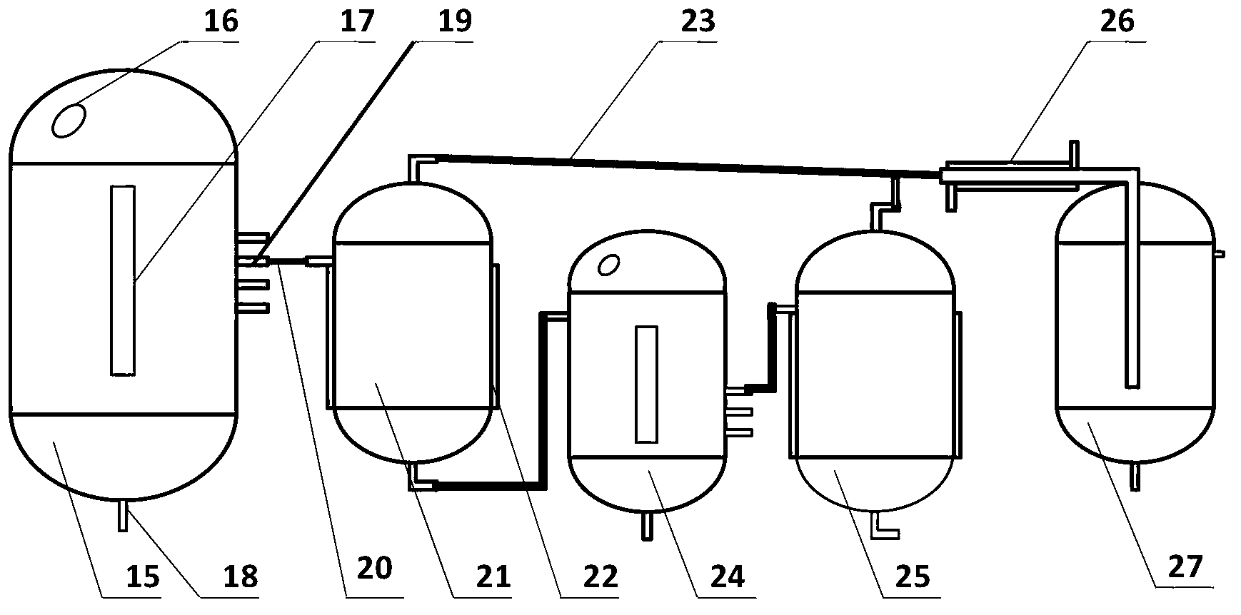 Method for producing rhamnolipid by virtue of fermentation and separation of pseudomonas aeruginosa