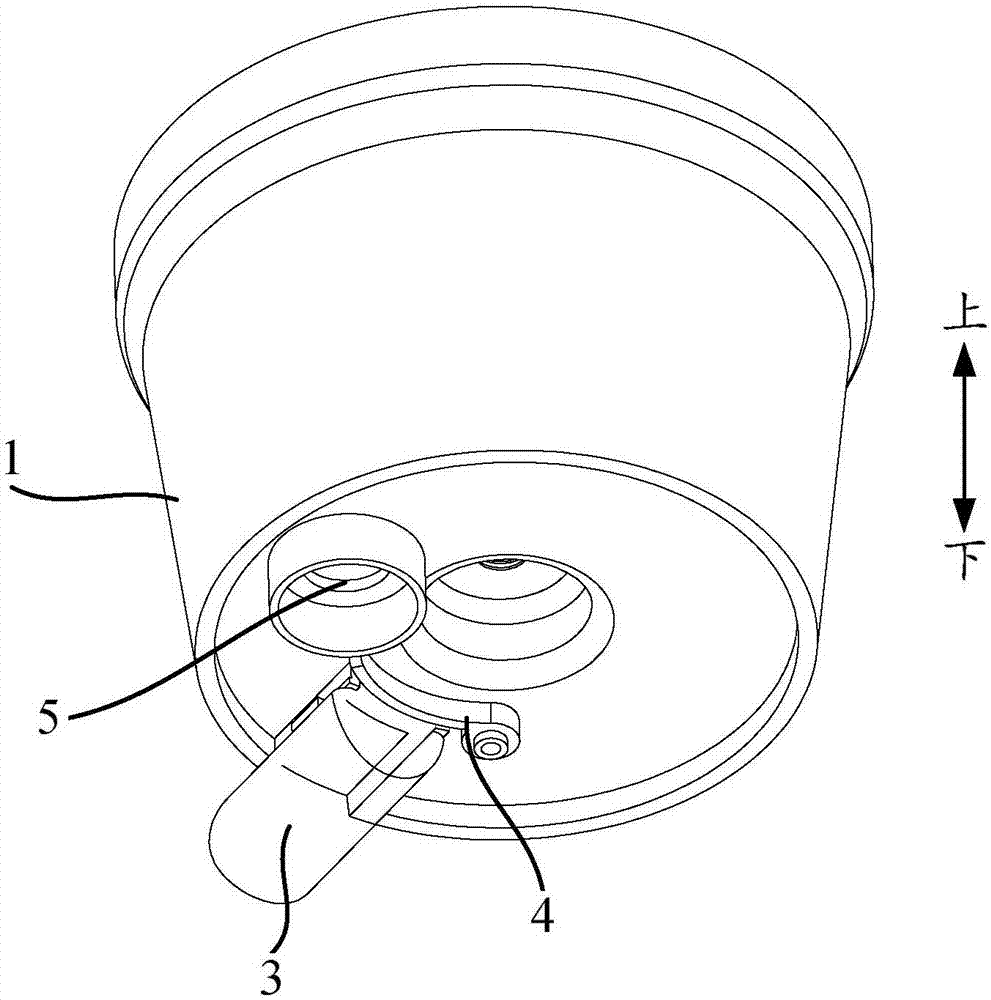 Juicing cup and food processor