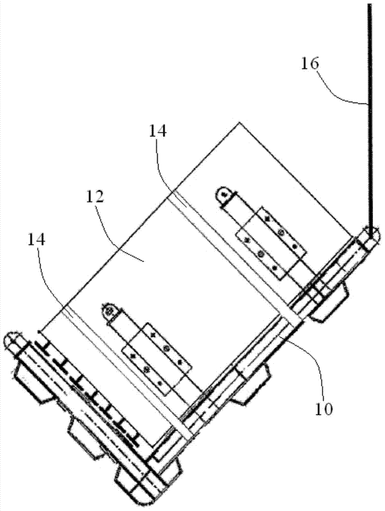 Guide-in conveying tool and method of nuclear power station spent fuel framework