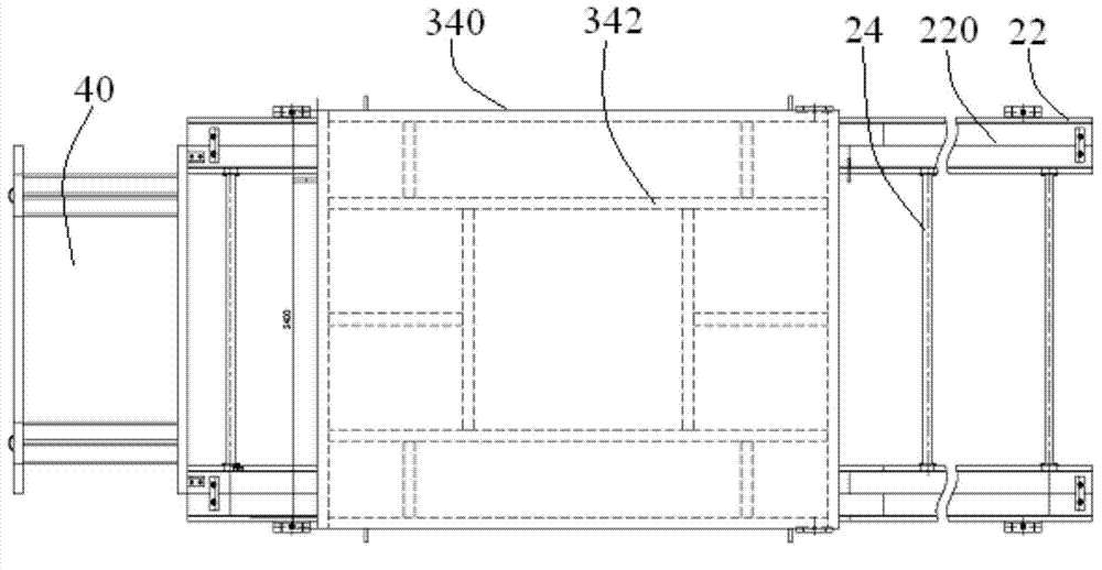 Guide-in conveying tool and method of nuclear power station spent fuel framework