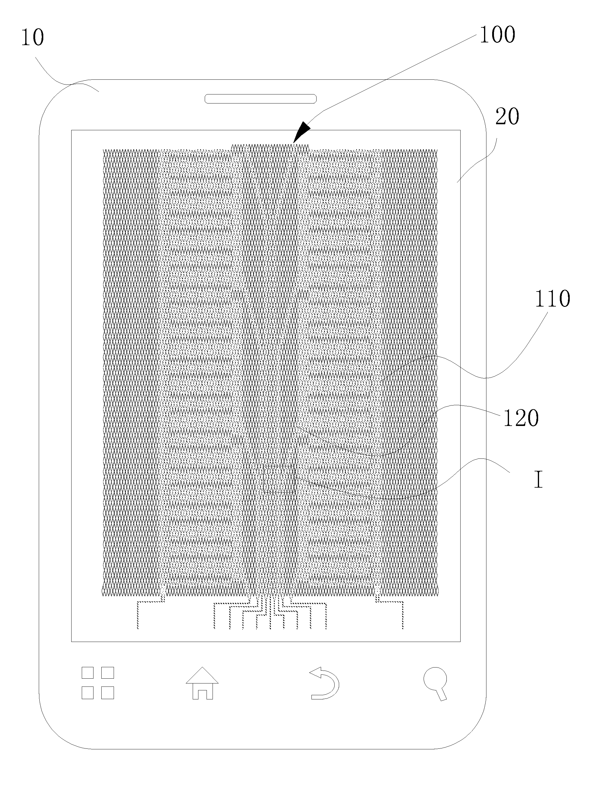 Conductive layer of touch screen