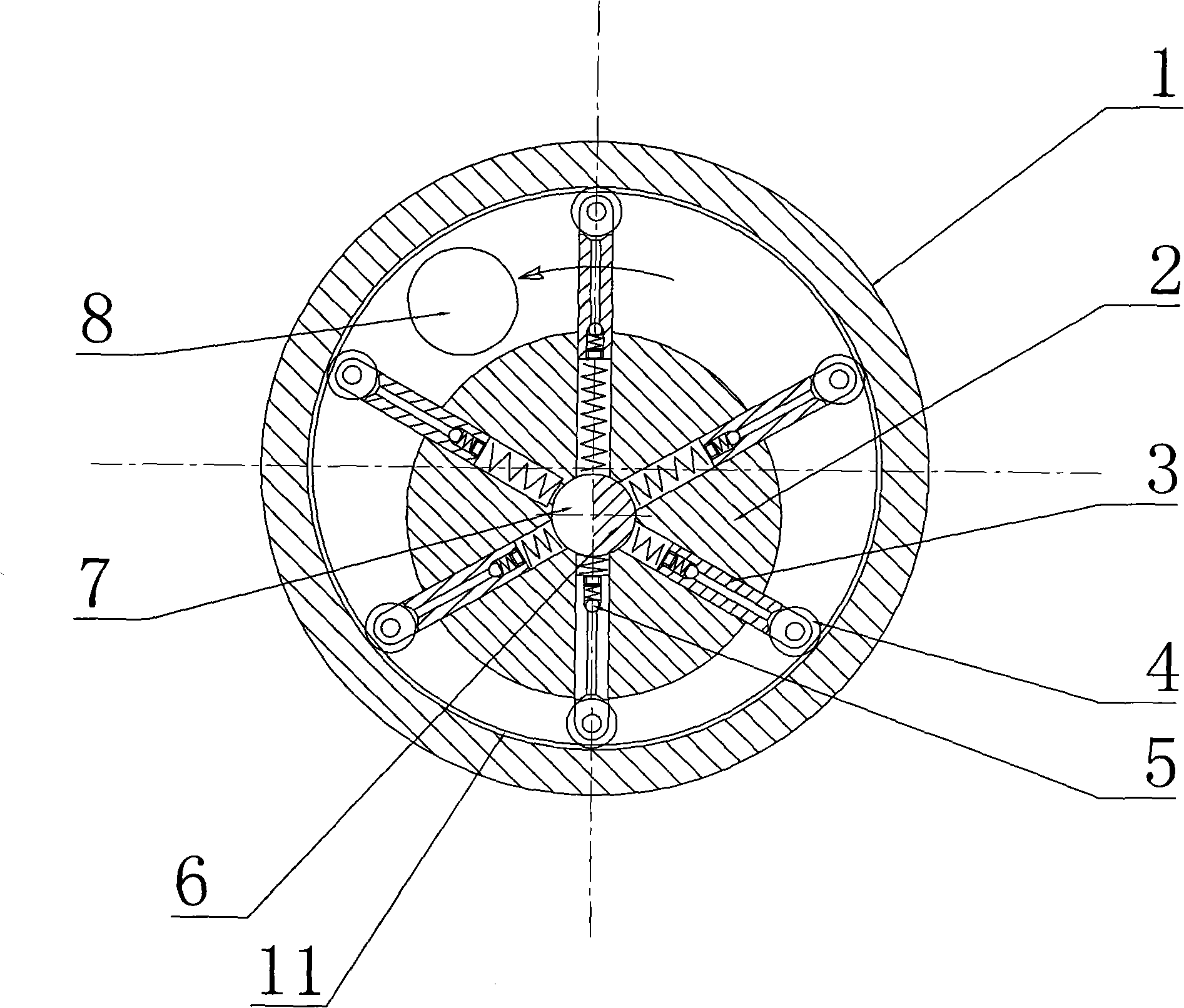 Centrifugal type volumetric pump