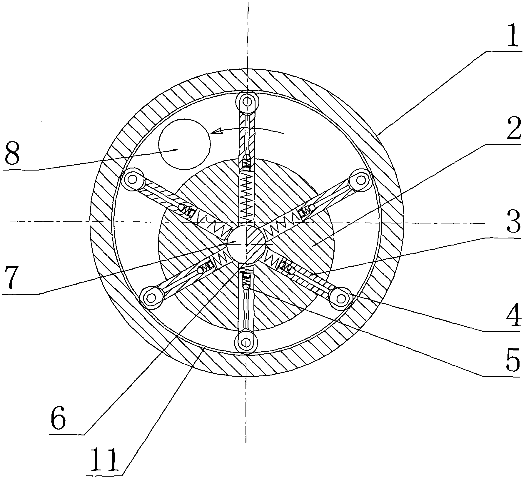 Centrifugal type volumetric pump