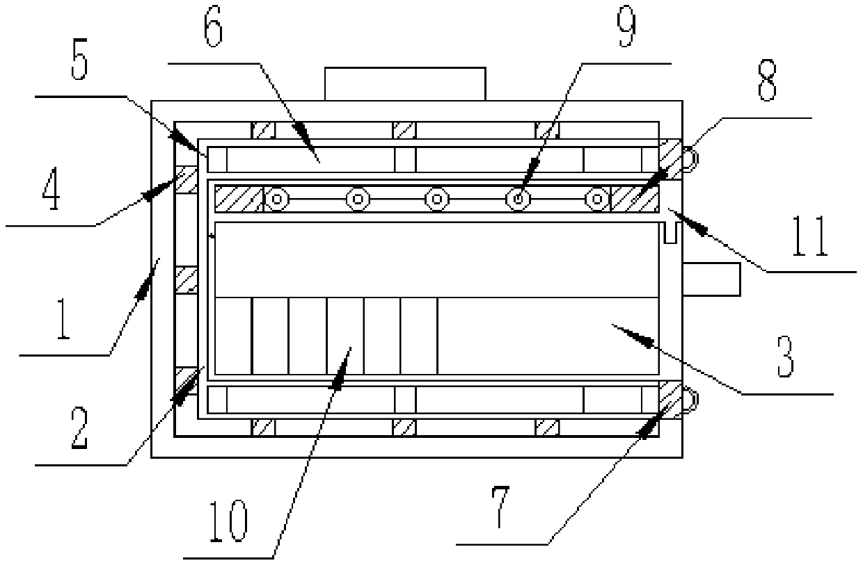 Constant-temperature sterile storage device for biological medicine