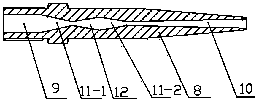 Effect-enhanced serial nozzle two-phase flow ejector and component refrigerating system thereof