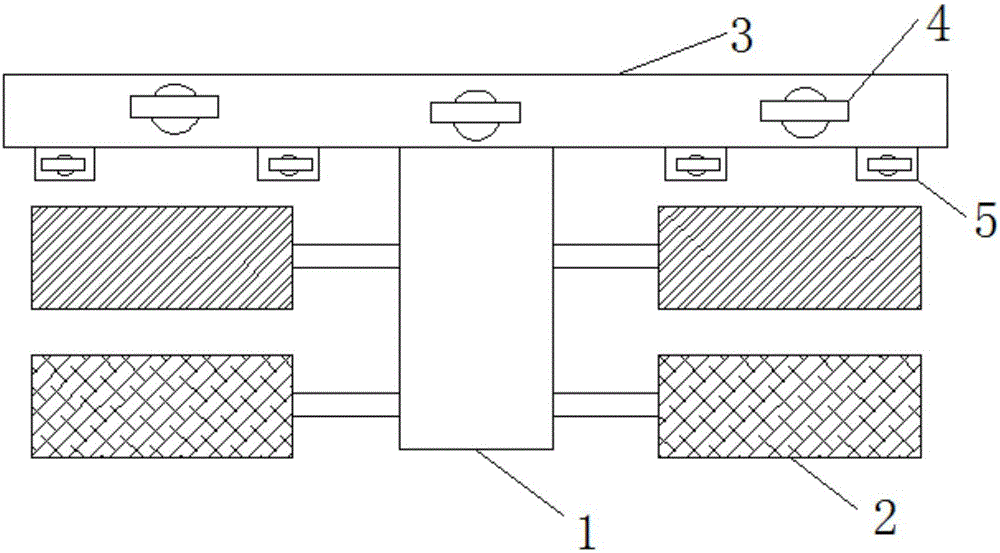 Antiskid vibration damper with wide application range