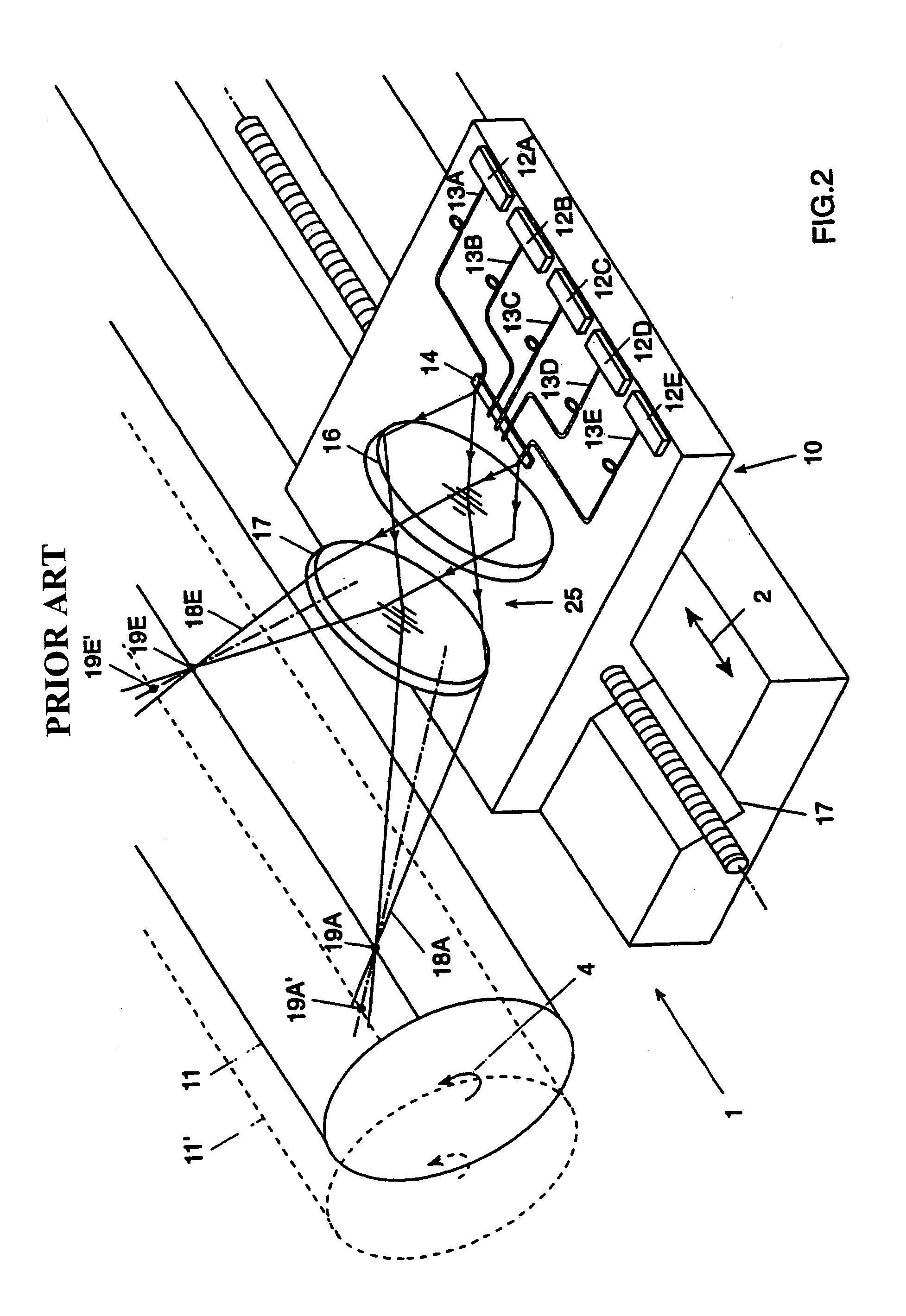 Imaging apparatus for exposing a printing member and printing members therefor