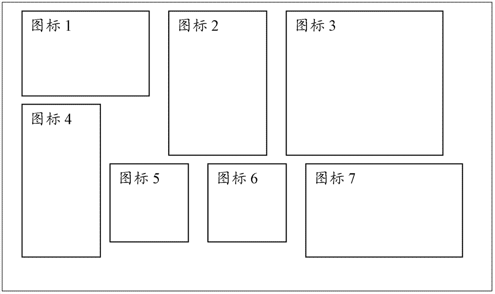 Method and device for displaying desktop icons