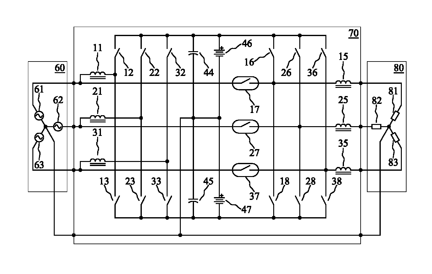 Very high efficiency uninterruptible power supply