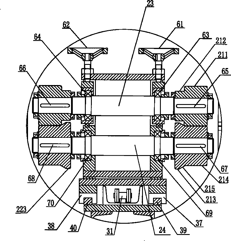 Roller processing device