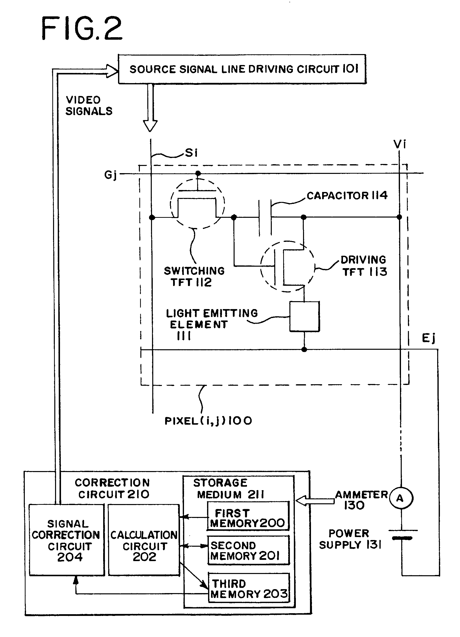 Light emitting device and method of driving the same