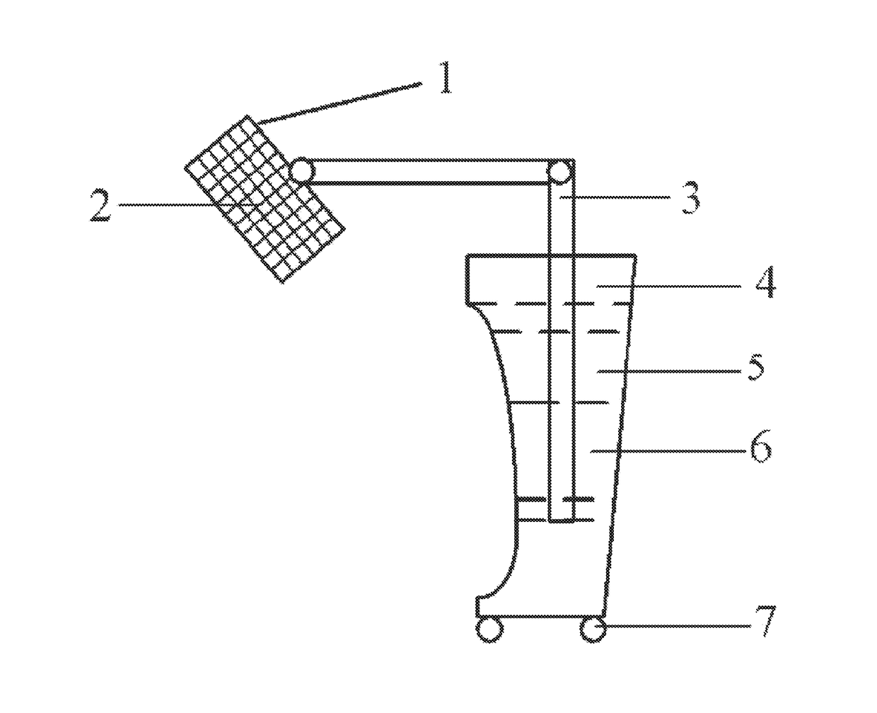 DNA oxidative damage repairing device and application method thereof