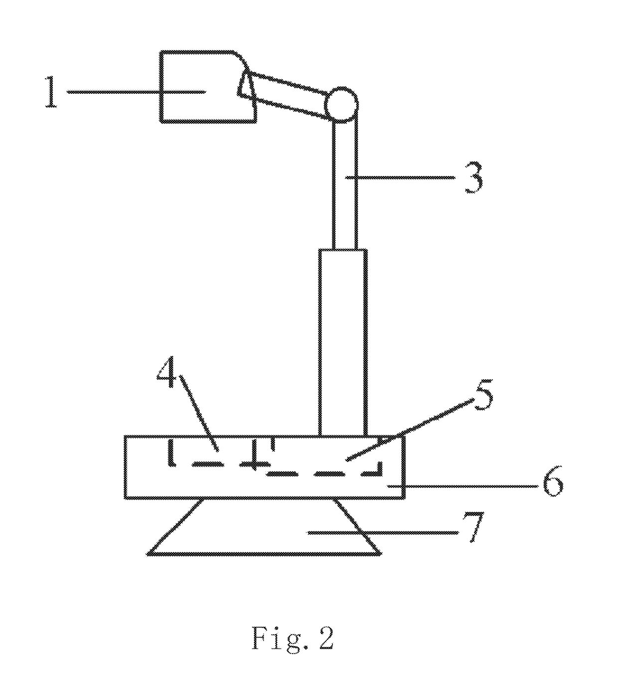 DNA oxidative damage repairing device and application method thereof