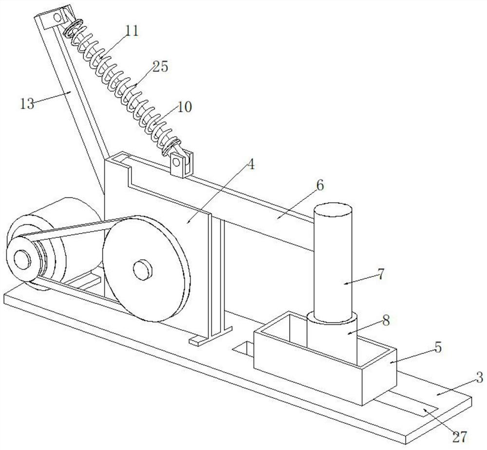 Vibrating type medicine pounding device capable of simulating manual operation and used for small amount of herbs