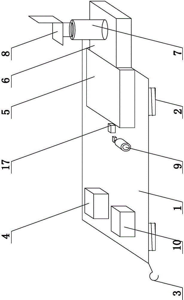 Auxiliary device for overhauling top of transformer