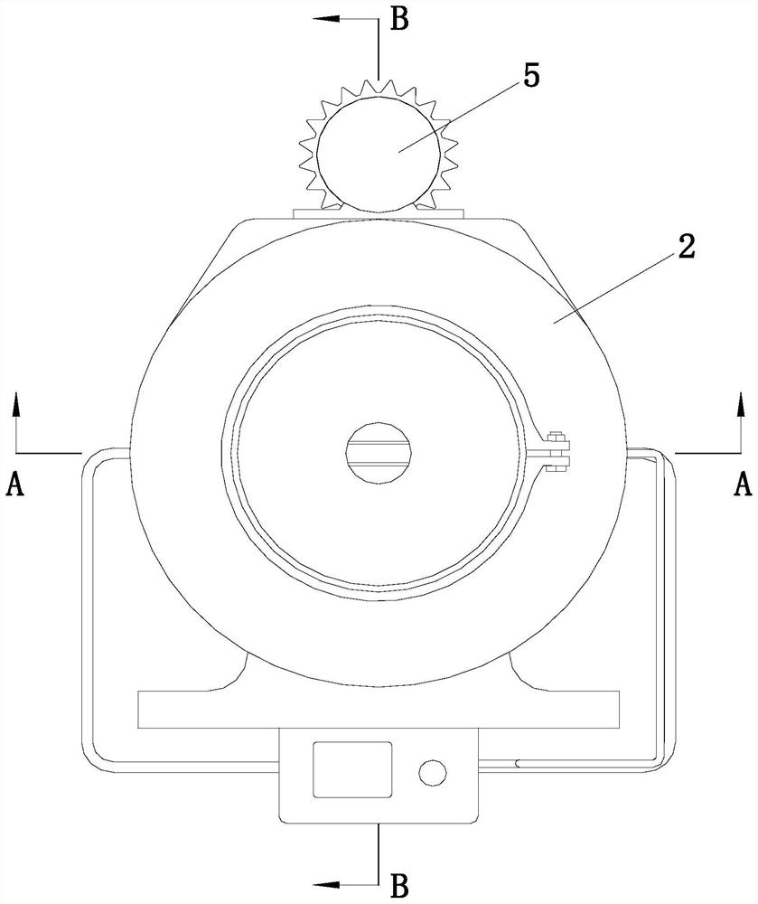 A fuel cell bipolar plate glue line processing device