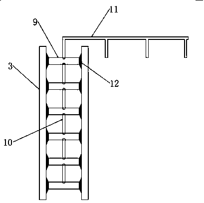 Domestic wastewater treatment method and device based on electric flocculation method