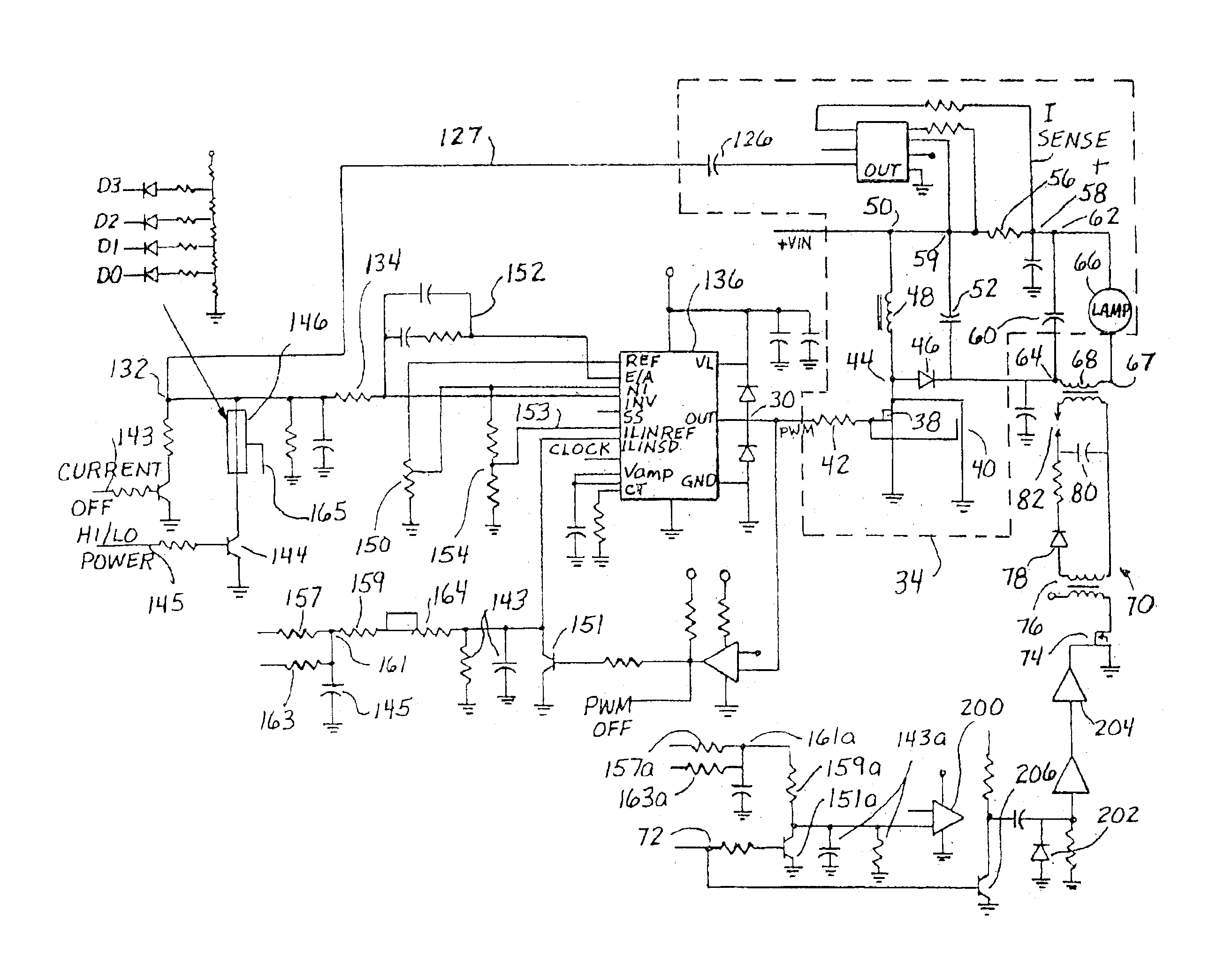 Apparatus and method for operating a portable xenon arc searchlight