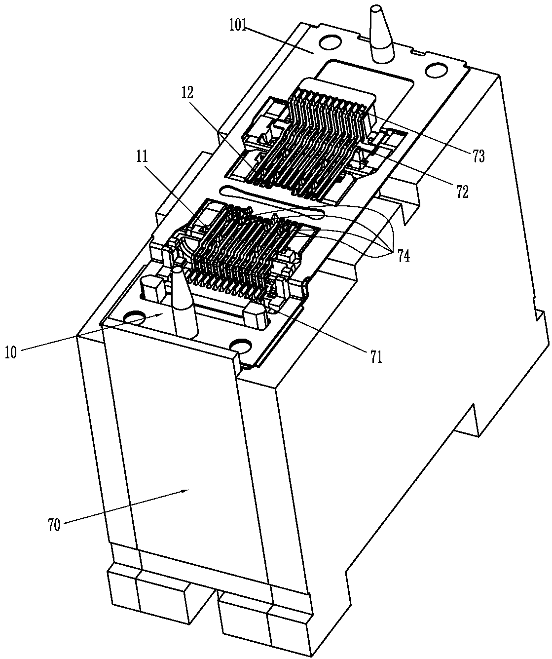 USB Type-C connector and fabrication process thereof