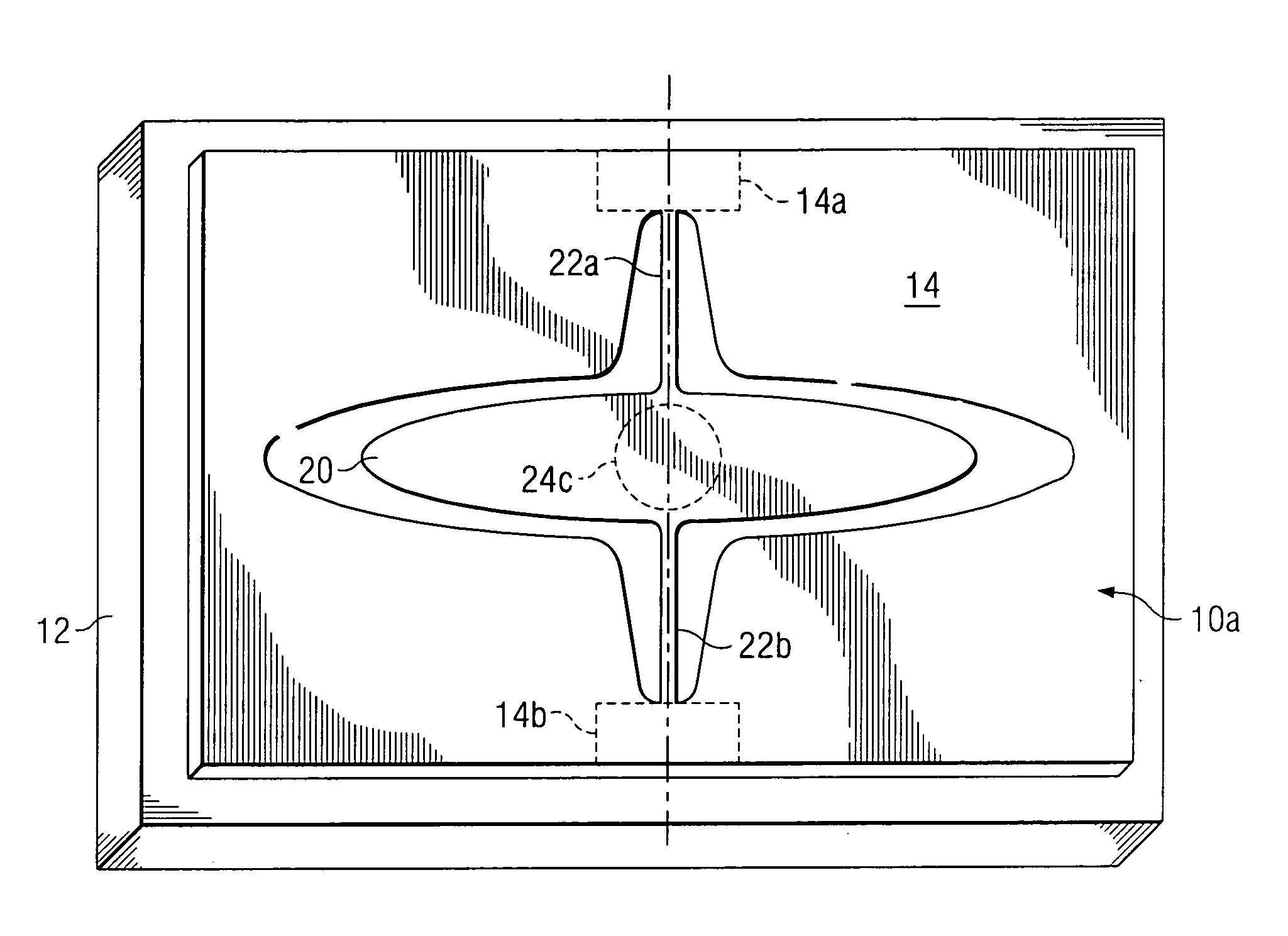 Structure and method for reducing thermal stresses on a torsional hinged device