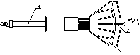 Thorough cut sludge elutriation separator stirring device