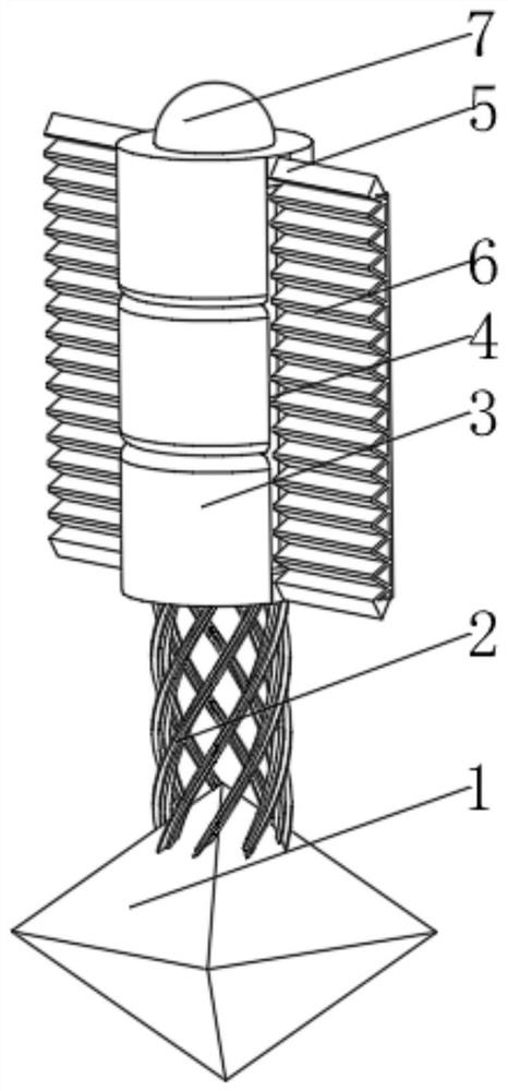 A warning sign for hydrodynamic highway self-protection